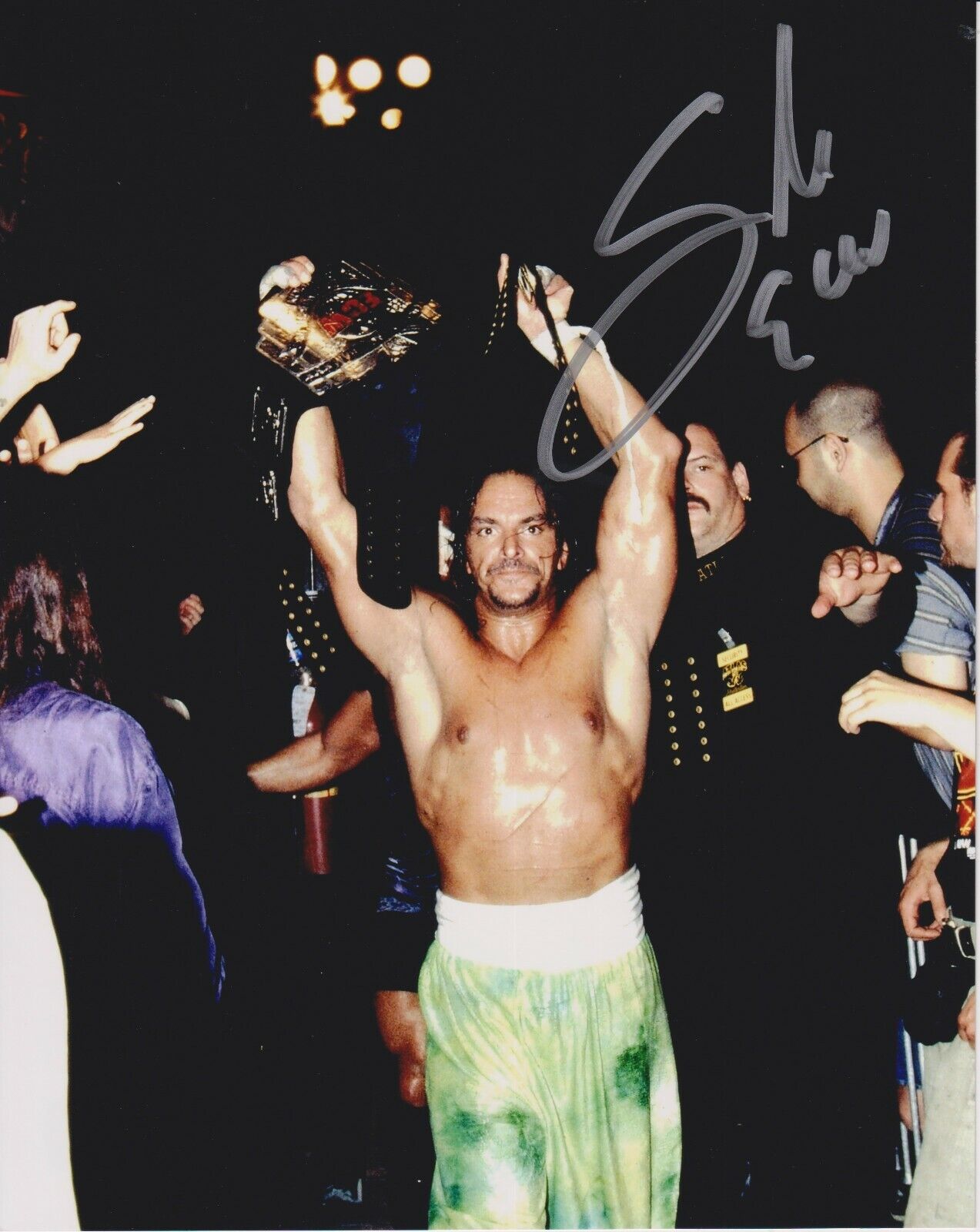 Sabu Signed Autographed Auto 8x10 Photo Poster painting ECW WWF TNA JCW Pro Wrestling Loot COA H