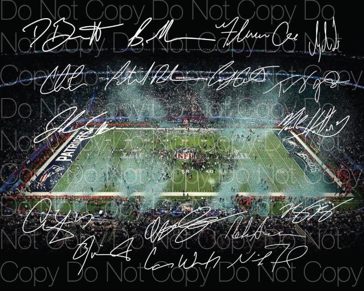 Philadelphia Eagles Super Bowl 52 signed Photo Poster painting 8X10 picture poster autograph RP