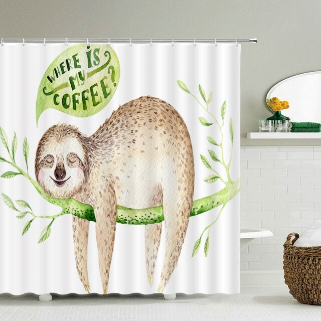 

Shower Curtain – Sloth-180*180cm, 501 Original