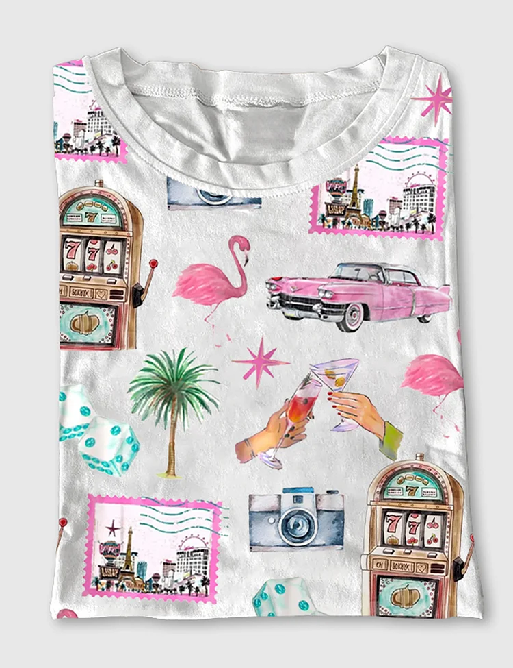 Women&rsquo;s Las Vegas Bachelorette Cocktail Club Girls Trip Country Club Short Sleeve T-Shirt