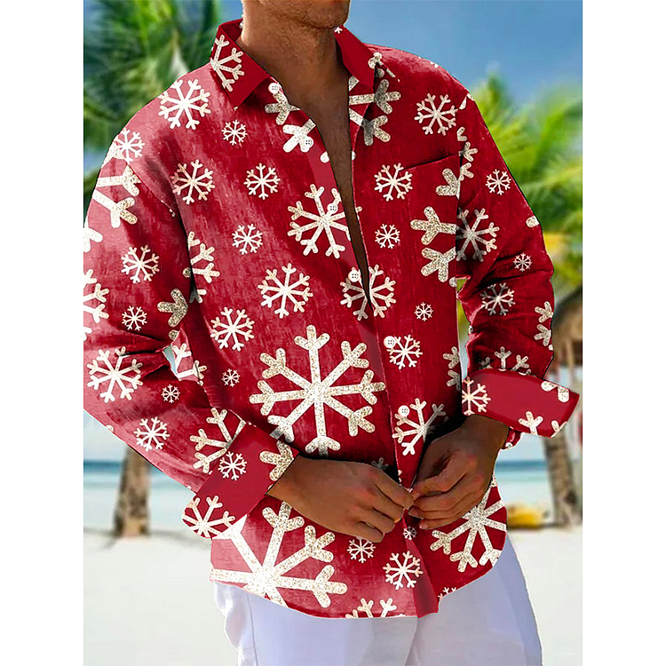 Men's Stylish Casual  Printed Shirt