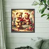 uk.everydayedeals (Limited Stock)Diamond Painting - Full Round - Rose Heart Little Bear