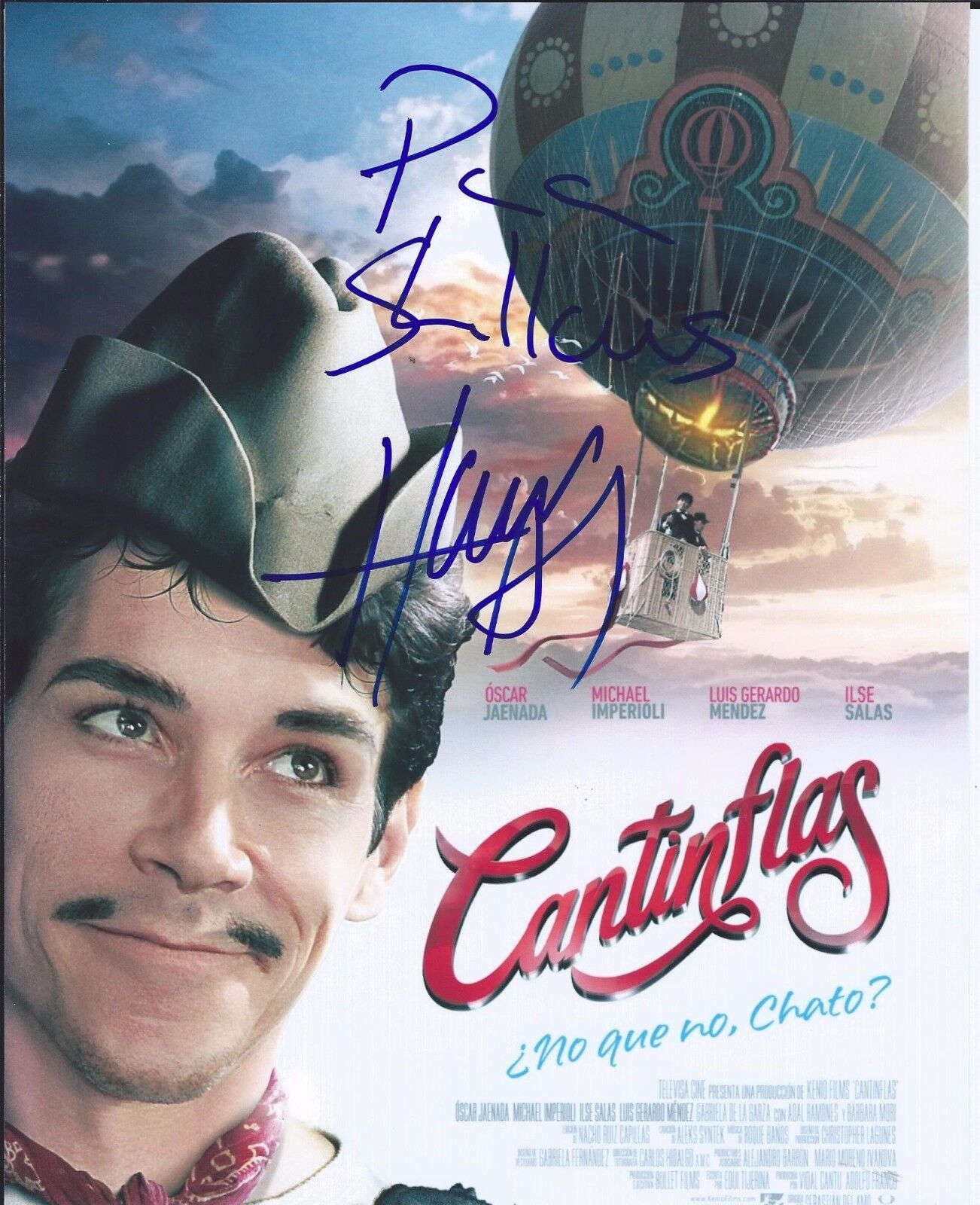 Oscar Jaenada Signed Autographed 8x10 Photo Poster painting Poster óscar Cantinflas Actor