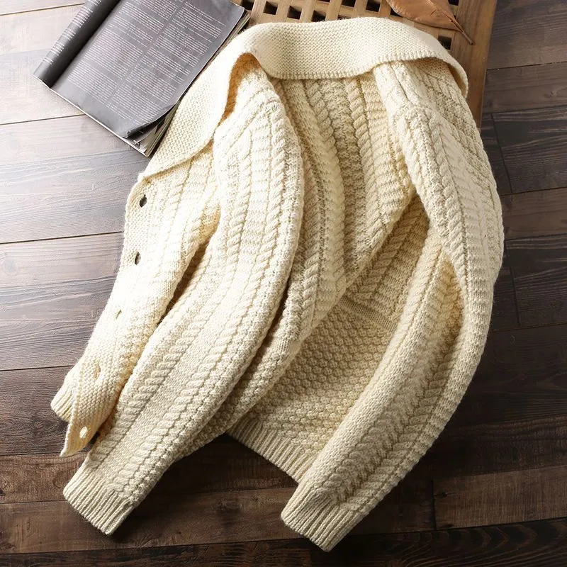 Raffael Mandarin Collar Cardigan