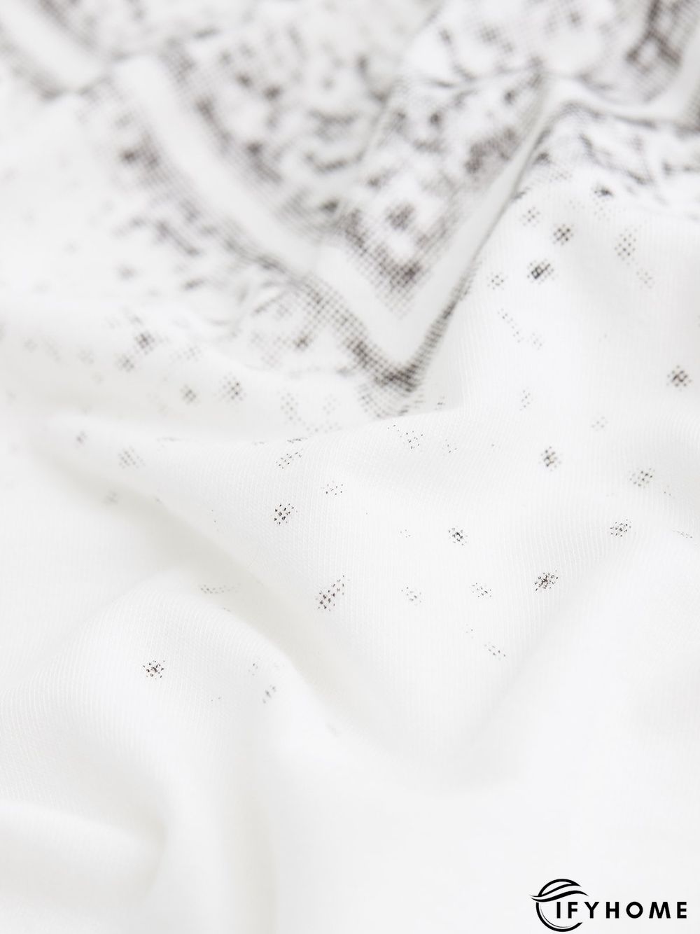 Loose V Neck Casual Abstract Tunic Blouse | IFYHOME