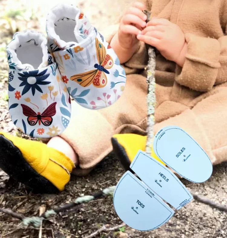 Baby Shoes Template - Include instructions