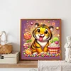 Diamond Painting-DIY Full Round Drill Dessert and Tiger