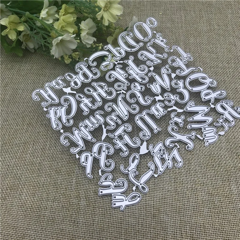 Alphabet Letter craft Metal Cutting Dies Stencils For DIY Scrapbooking Decorative Embossing Handcraft Die Cutting Template