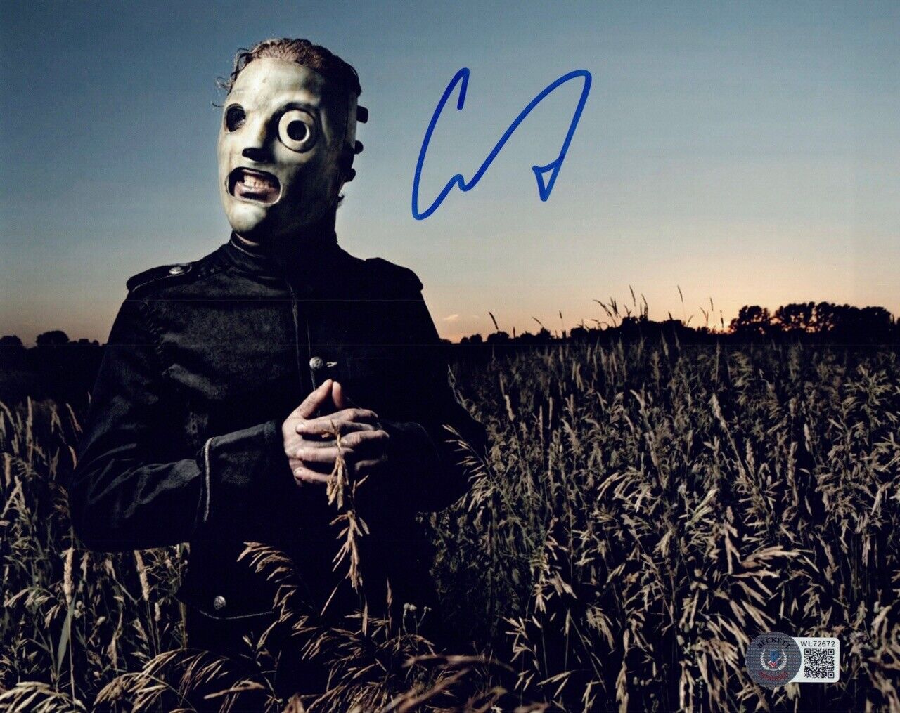 Corey Taylor Signed Autographed 8x10 Photo Poster painting Slipknot Stone Sour Beckett BAS COA