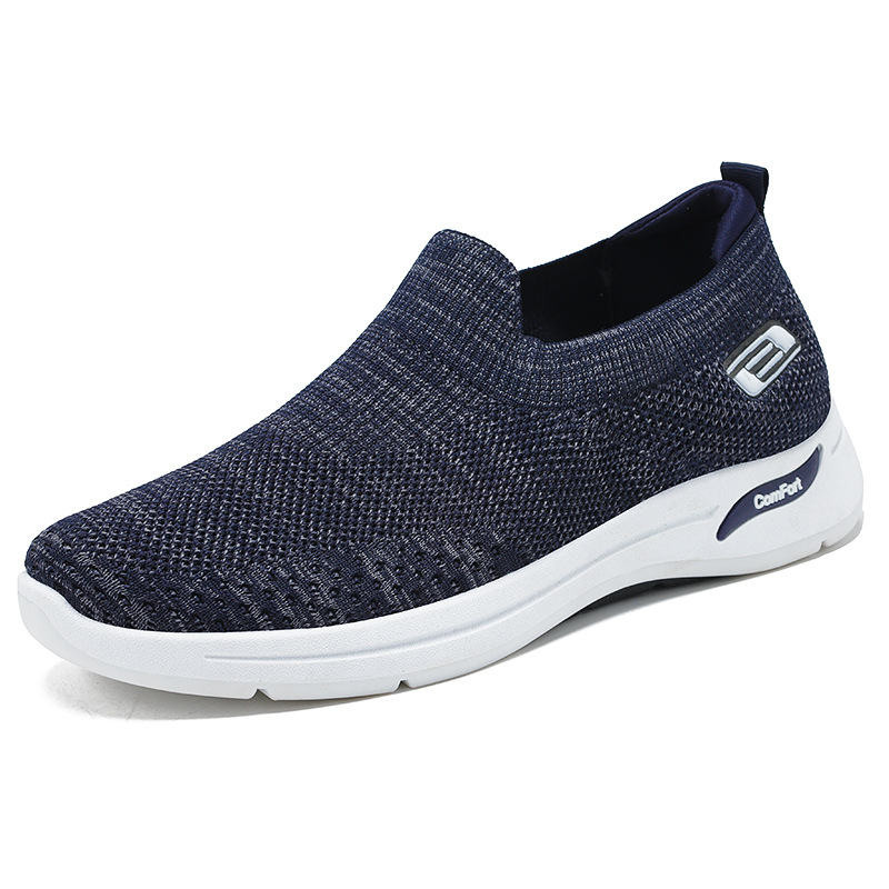 2025 New Men's Slip-On Casual Shoes Men's Soft-soled Sneakers 