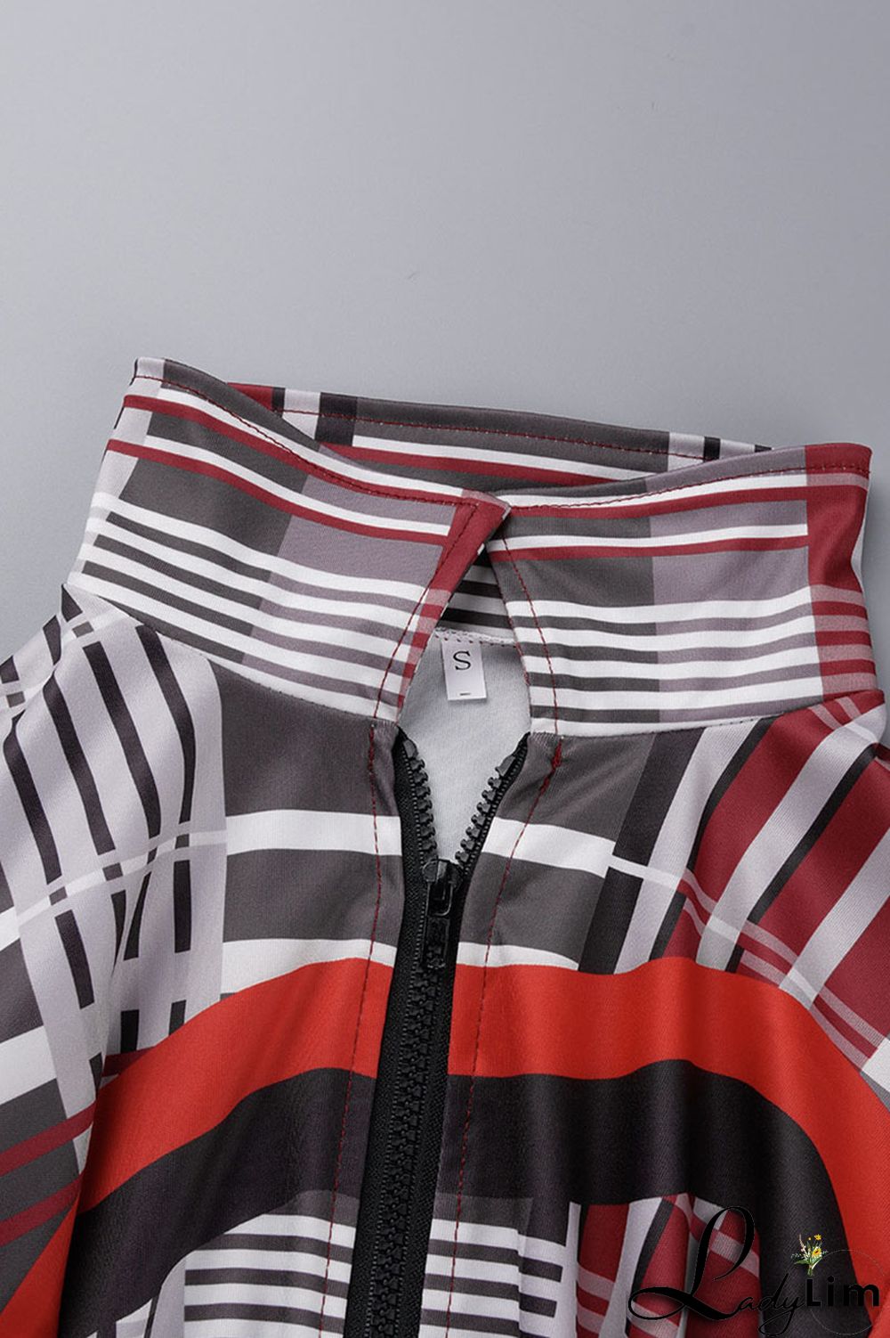 Camouflage Casual Print Patchwork Contrast Turndown Collar Plus Size Two Pieces