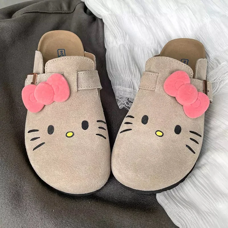 Kitty Suede Soft Footbed Clogs