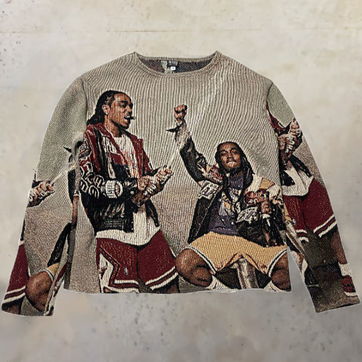 Vintage Basketball Tapestry Sweatshirt