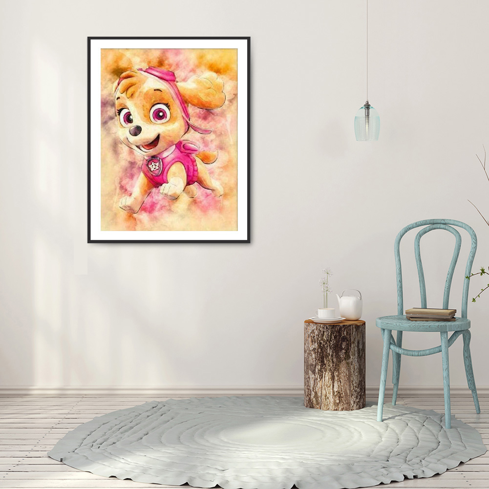 

(Multi-Size) Paw Patrol - Round/Square Drill Diamond Painting, Round diamond 40*50cm, 501 Original