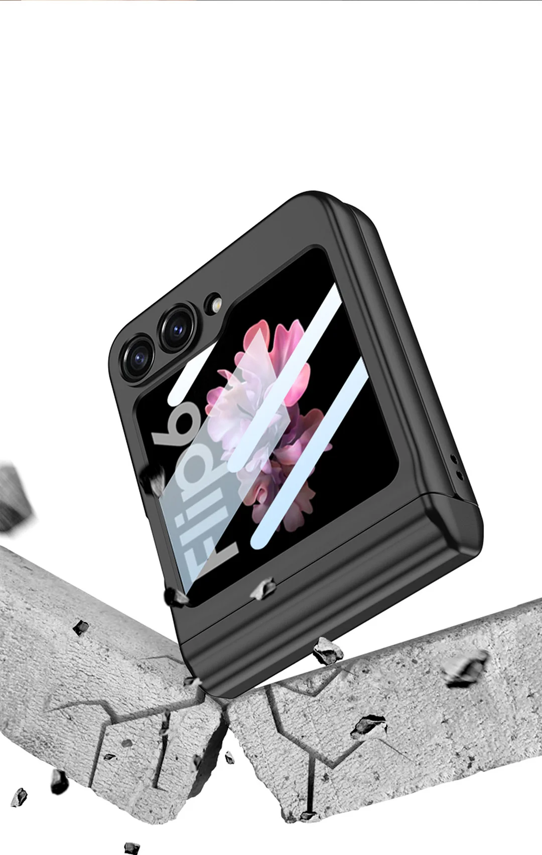 Samsung ZFlip5 /ZFlip6 Magnetic Hinge Hidden Pencil Case Phone Case