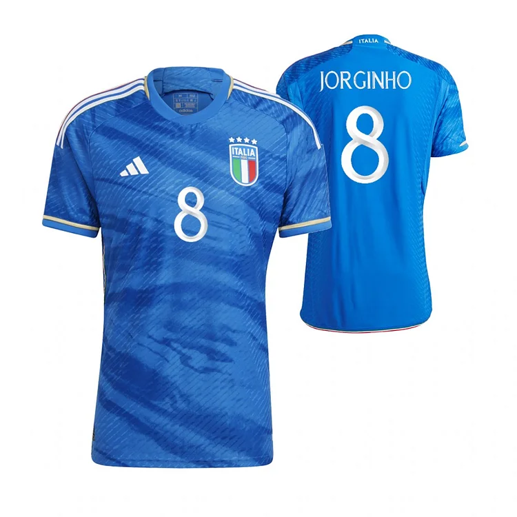 Italy Jorginho 8 Home Shirt Kit 2023-2024