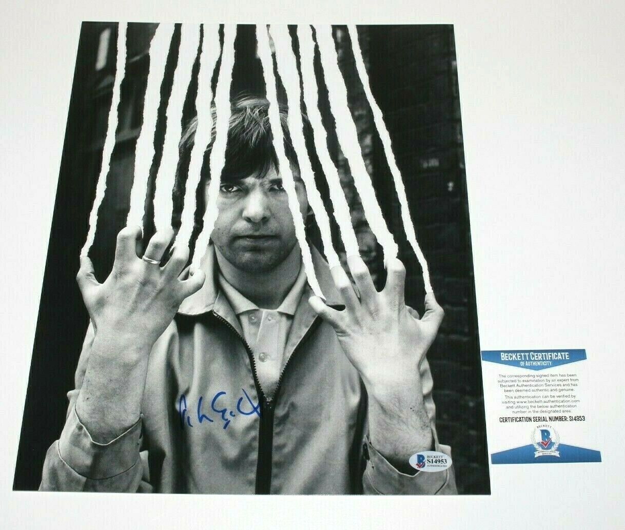 PETER GABRIEL GENESIS SINGER HAND SIGNED 11x14 Photo Poster painting BECKETT COA BAS 1 SO ALBUM