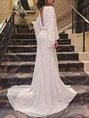 Spangle Plunging Batwing Sleeves Maxi Dresses