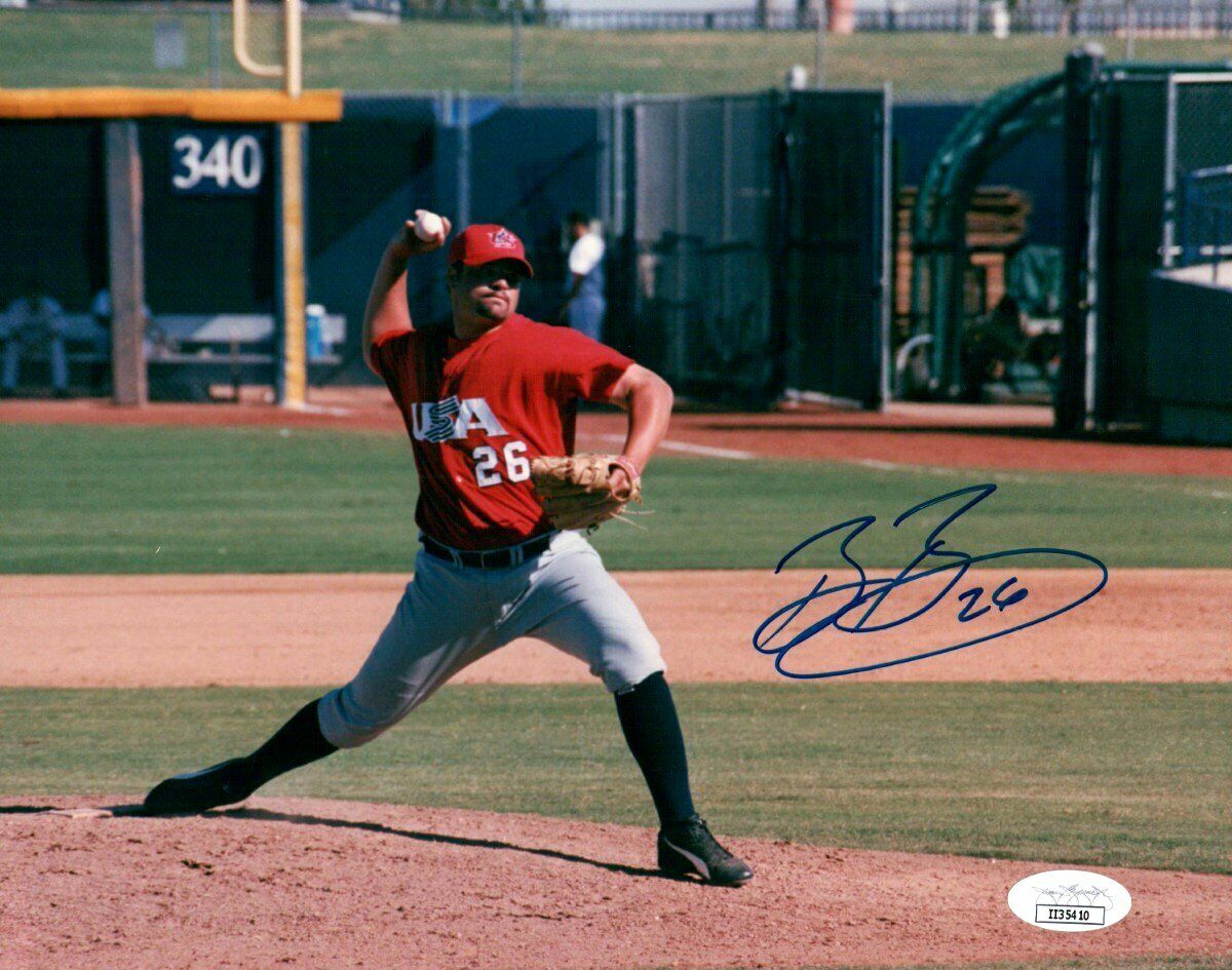 Brian Bruney Signed Autographed 8X10 Photo Poster painting Team USA Yankees JSA II35410