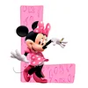 Diamond Painting -DIY Round Drill Minnie Letter L
