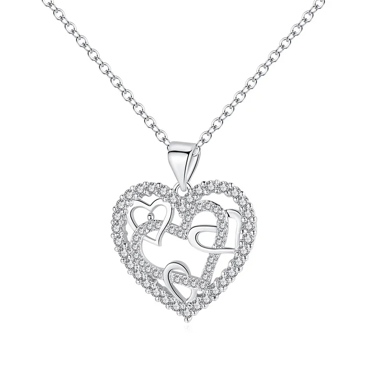 For Friend - You Will Always Be the Sisters of My Soul Heart to Heart Necklace