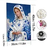 (Pre-Framed)Virgin Mary-Special Shape Diamond Painting Kit(30x40cm)