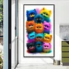Diamond Painting -DIY Full Round Drill Colorful Cat(70*40 CM)
