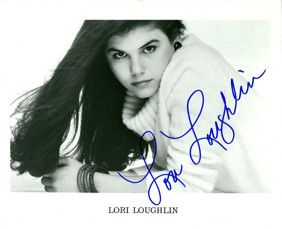 Lori Laughlin signed 8x10 Photo Poster painting COA