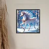 (50*50cm)Christmas Horse - Full Round Drill Diamond Painting
