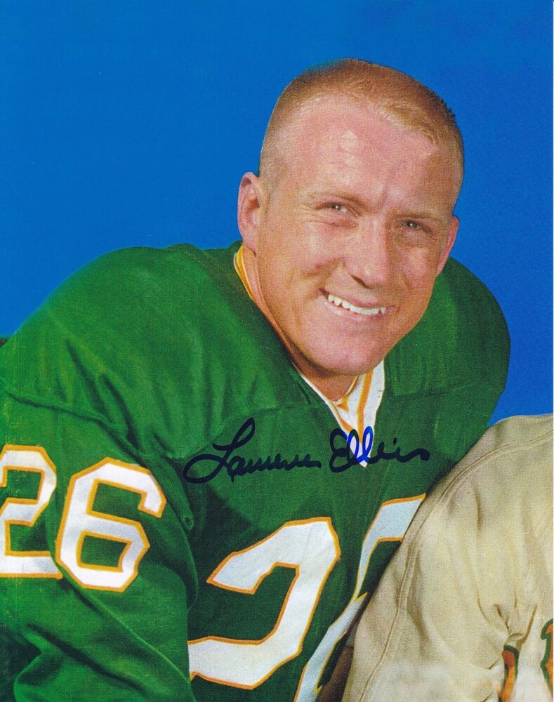 Lawrence Elkins autographed 8x10 Baylor University Color   #4