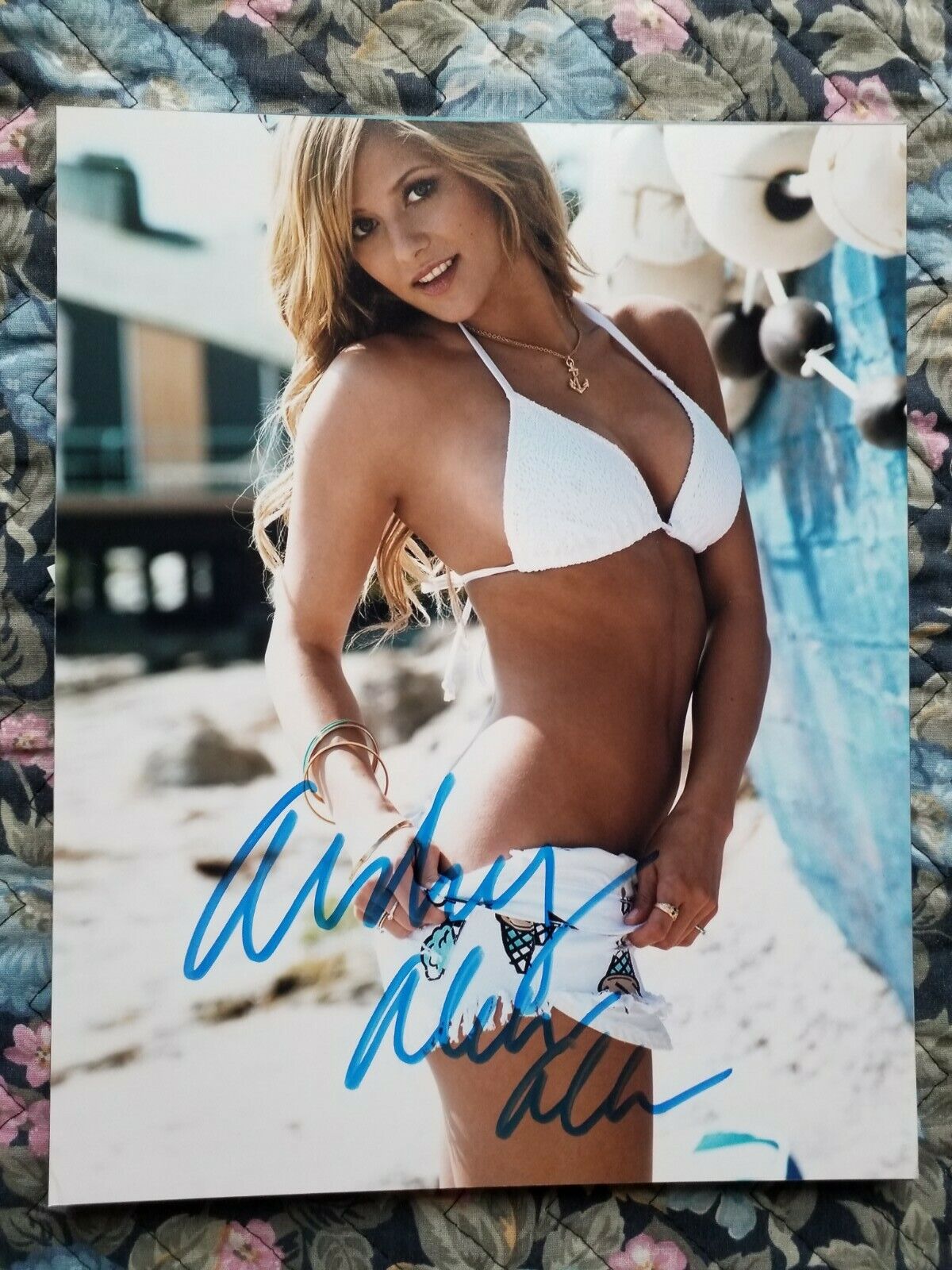 Audrey Aleen Allen signed autographed 8x10 Photo Poster paintinggraph holo COA