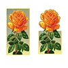 (US Local)6pcs Rose Diamond Painting Greeting Cards Handmade Diamond Art Cards for Adults