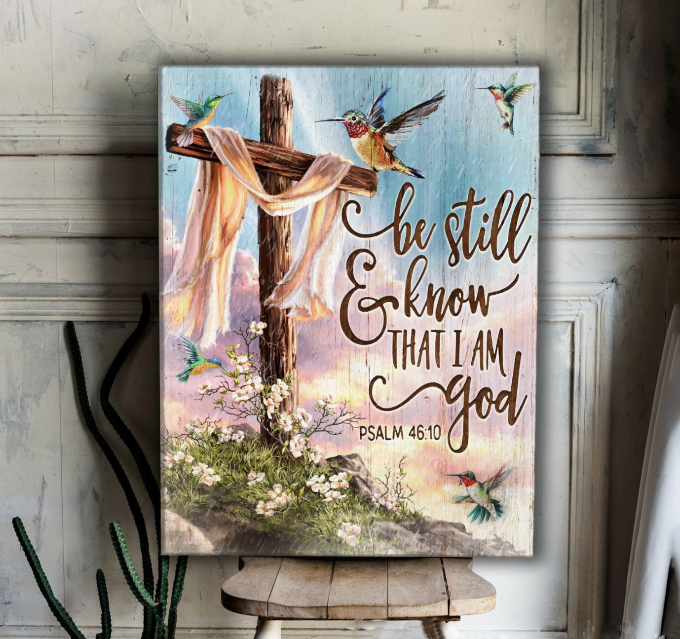 Be Still Know What I am Canvas Wall Art