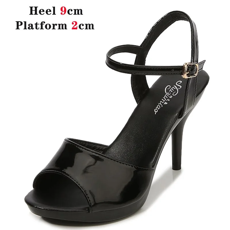 Qengg 2021 Model Shoes Women Sexy Catwalk Shoes Sandals 9 13 15 17 20 CM High Heels Platform Sandals Girls Shoe Party Club Drop Sales