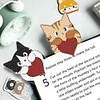 4Pcs chat-bricolage marque-page
