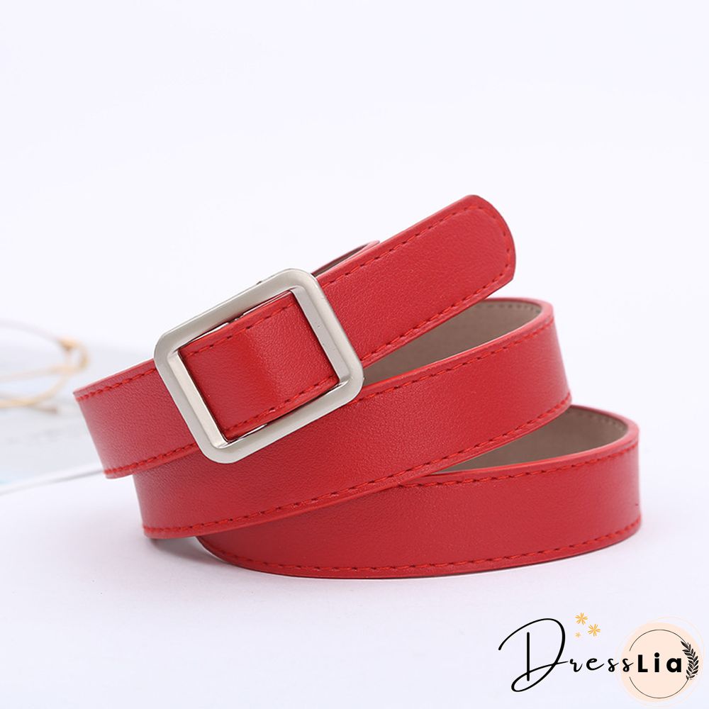 Simple And Versatile Retro Fashion Black Belt