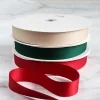 Double Sides Matte Satin Texture 1/2.5/3.8cm Wrapping Decorative Ribbon Roll