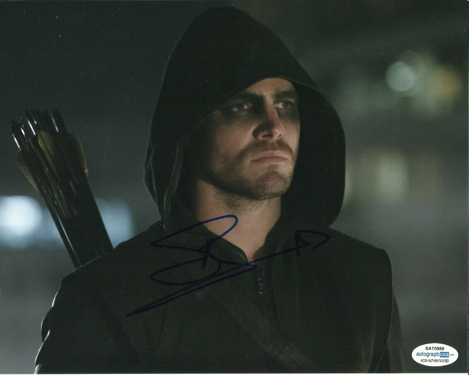 STEPHEN AMELL SIGNED ARROW Photo Poster painting UACC REG 242 (2) ALSO ACOA CERTIFIED