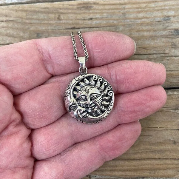 Handmade Sun&Moon Necklace
