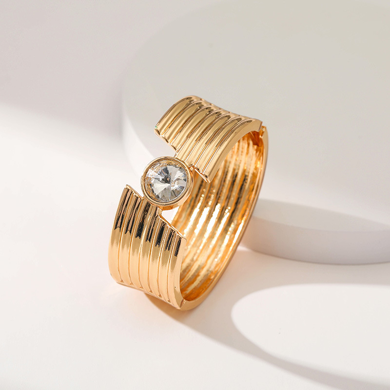 Glass Diamond Personalized Wide Edge Bracelet | Oxredo Shop Ramadan Sale