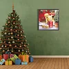 Diamond Painting -DIY Round Drill Christmas Dog（40x40cm）
