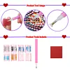 Ariel vitrail en vitraux kit complet DIY 5d &agrave; perceuse ronde diamant pour adultes/d&eacute;butants d&eacute;coration int&eacute;rieure diamants &agrave; points en diamant peintures arts de l&rsquo;art de l&rsquo;art 40x40cm