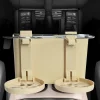 Car Armrest Storage Box Double Cup Drinks Holder Tissue Box