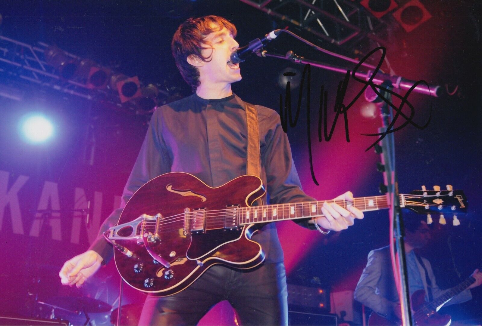 Miles Kane Hand Signed 12x8 Photo Poster painting - Music Autograph 3.