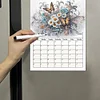 Schmetterling Blumenkalender - 5d DIY Handwerk Aufkleber Magnet