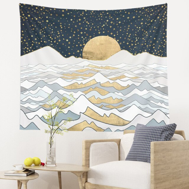 

Wall Tapestry - Sunset Mountain-150*130cm, 501 Original