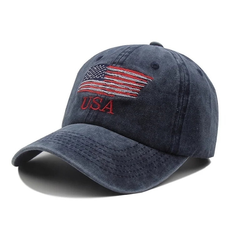 Men USA Flag Baseball Cap Summer Military Dad Hat Unisex American Independence Day Outdoor Sport Caps Casual Adjustable Hats