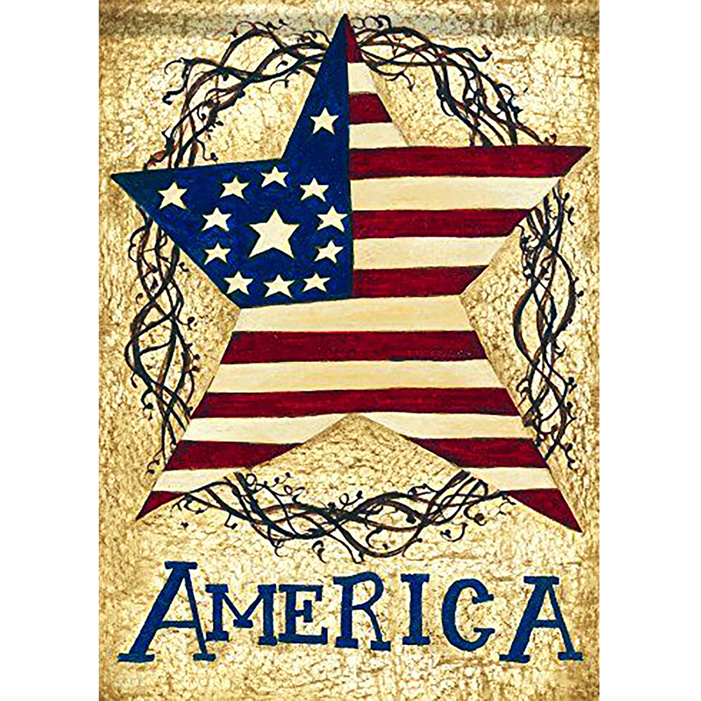 

Independence Day - Round Drill Diamond Painting - 30*40CM, 501 Original