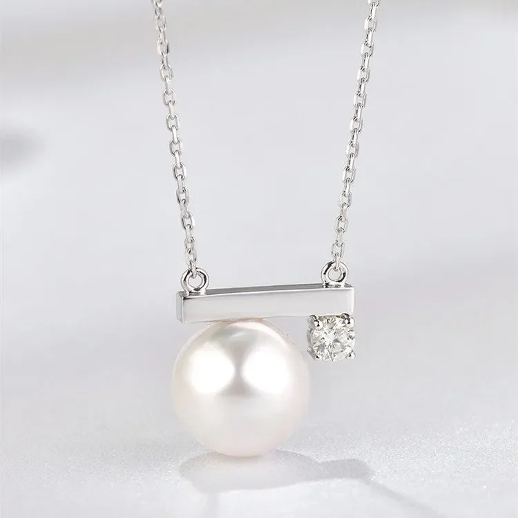 For Love - I Love You Always & Forever Pearl Balance Necklace