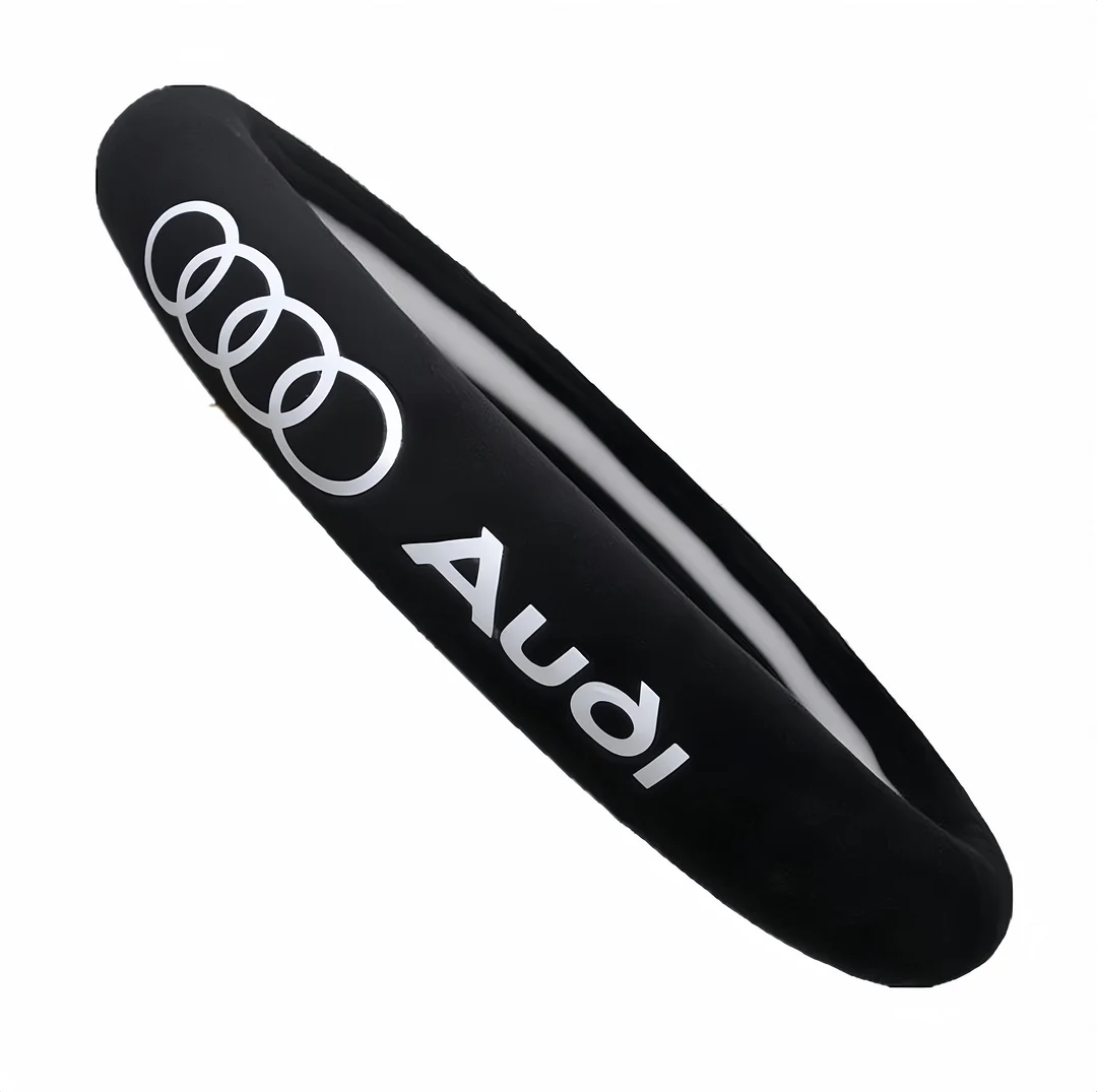 New car short plush non-slip steering wheel cover